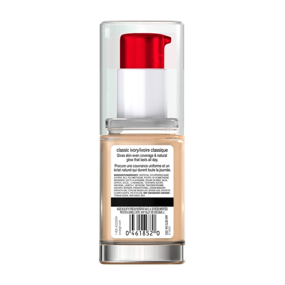 CoverGirl Outlast Stay Luminous Foundation, 810 Classic Ivory 1 fl oz (30 ml) - Picture 2 of 10